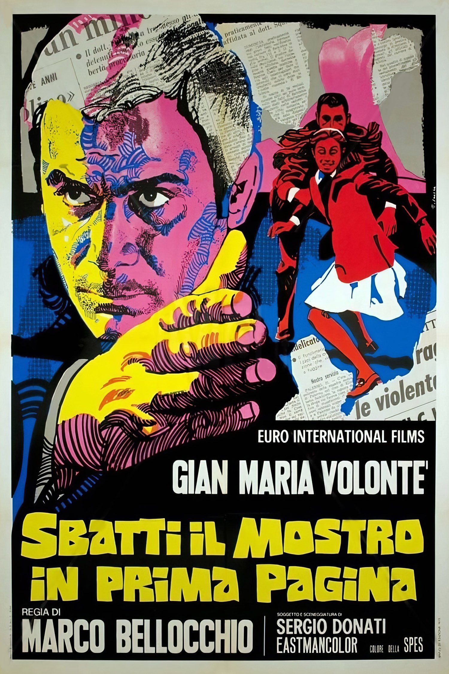 Locandina di Sbatti il mostro in prima pagina