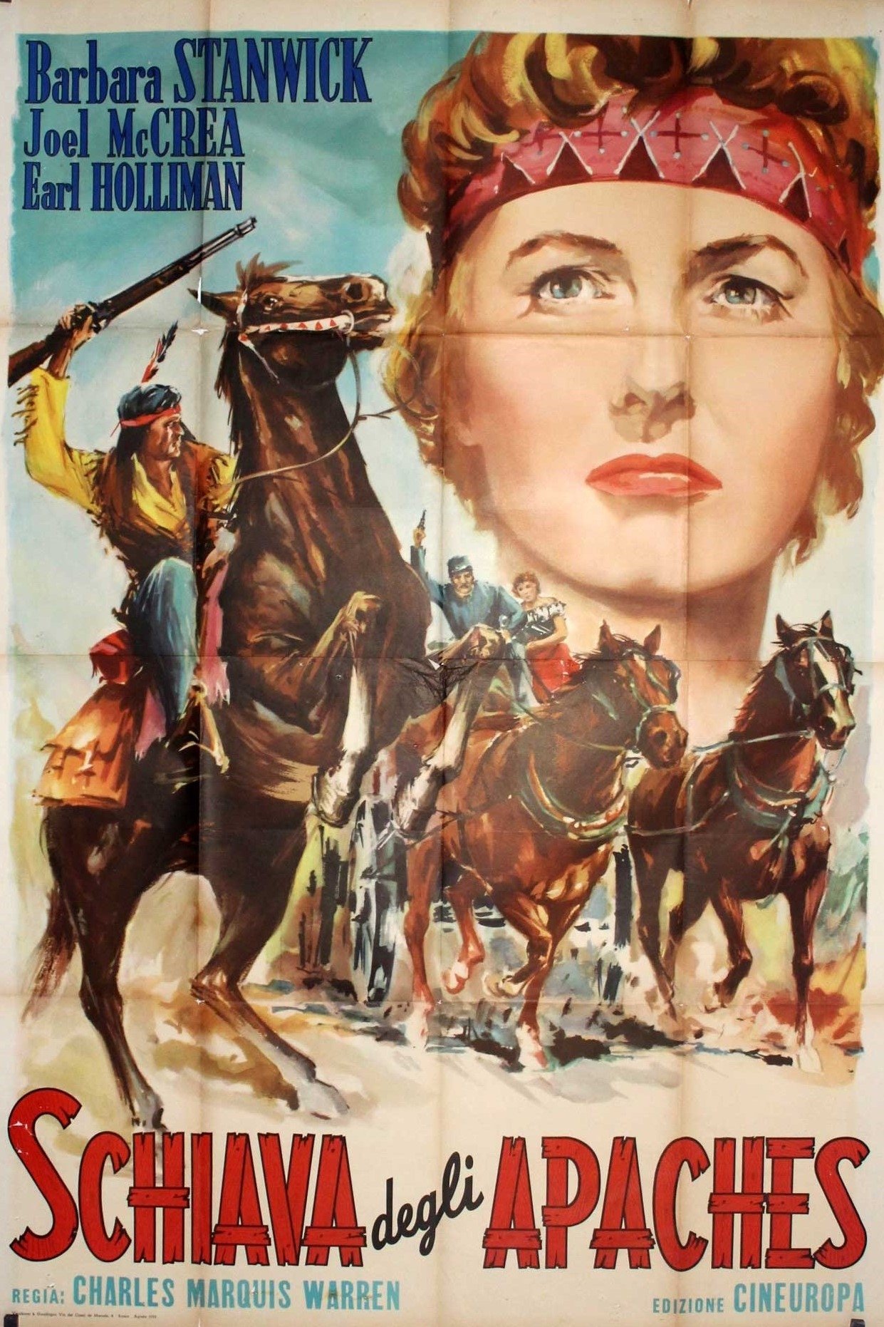 Locandina di Schiava degli Apaches