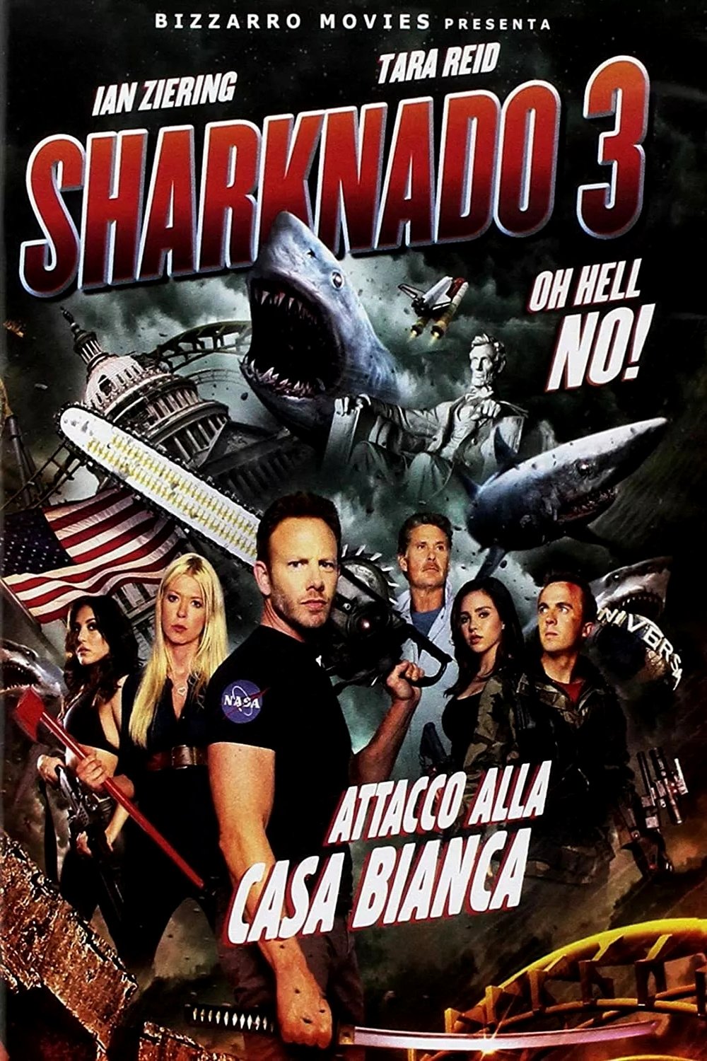 Locandina di Sharknado 3: Attacco alla Casa bianca