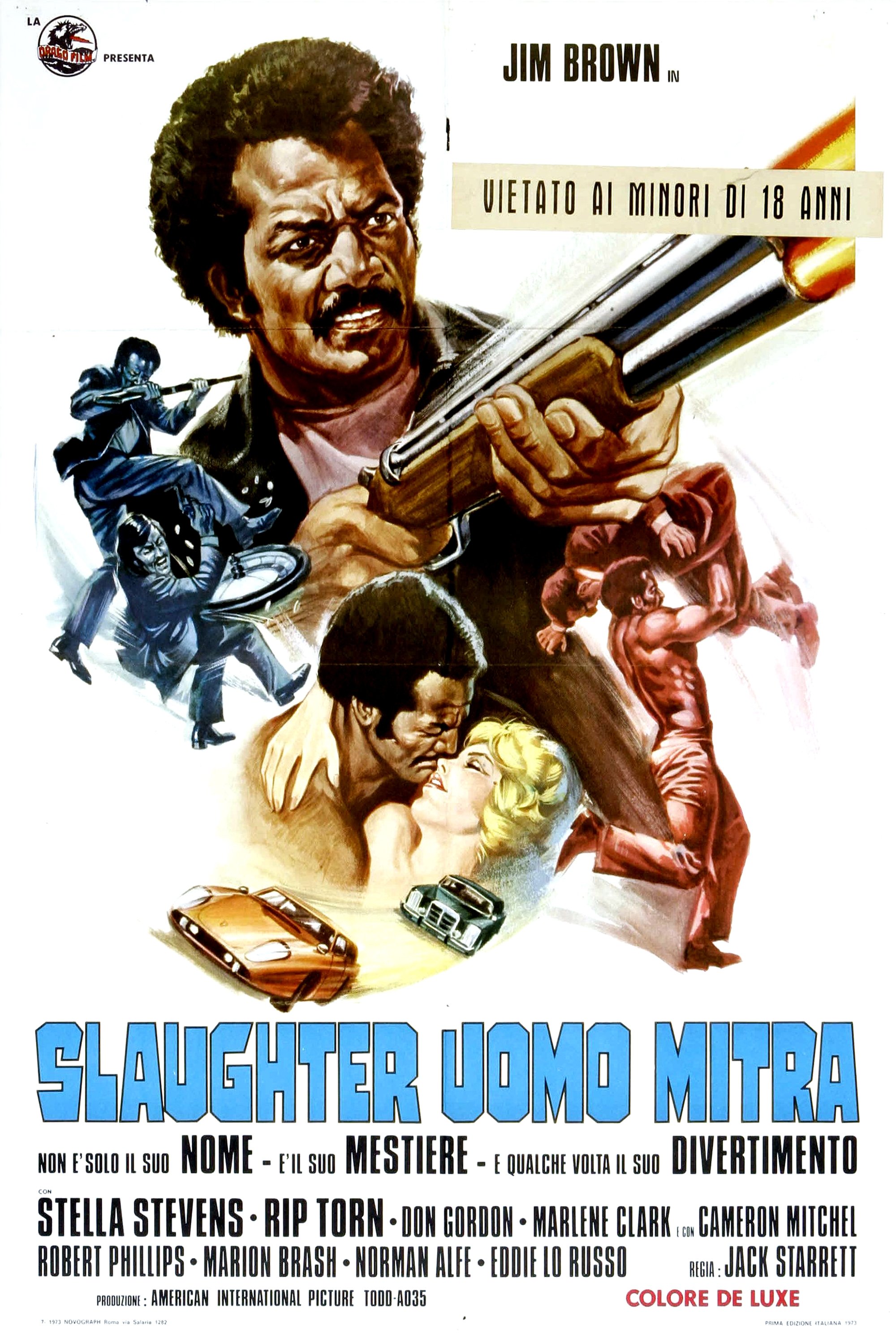 Locandina di Slaughter uomo mitra