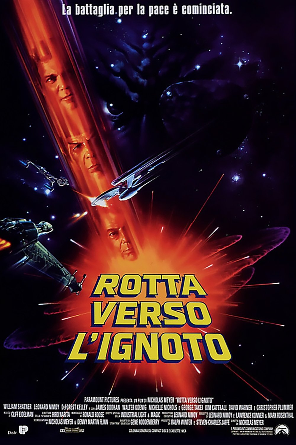 Locandina di Star Trek VI - Rotta verso l'ignoto