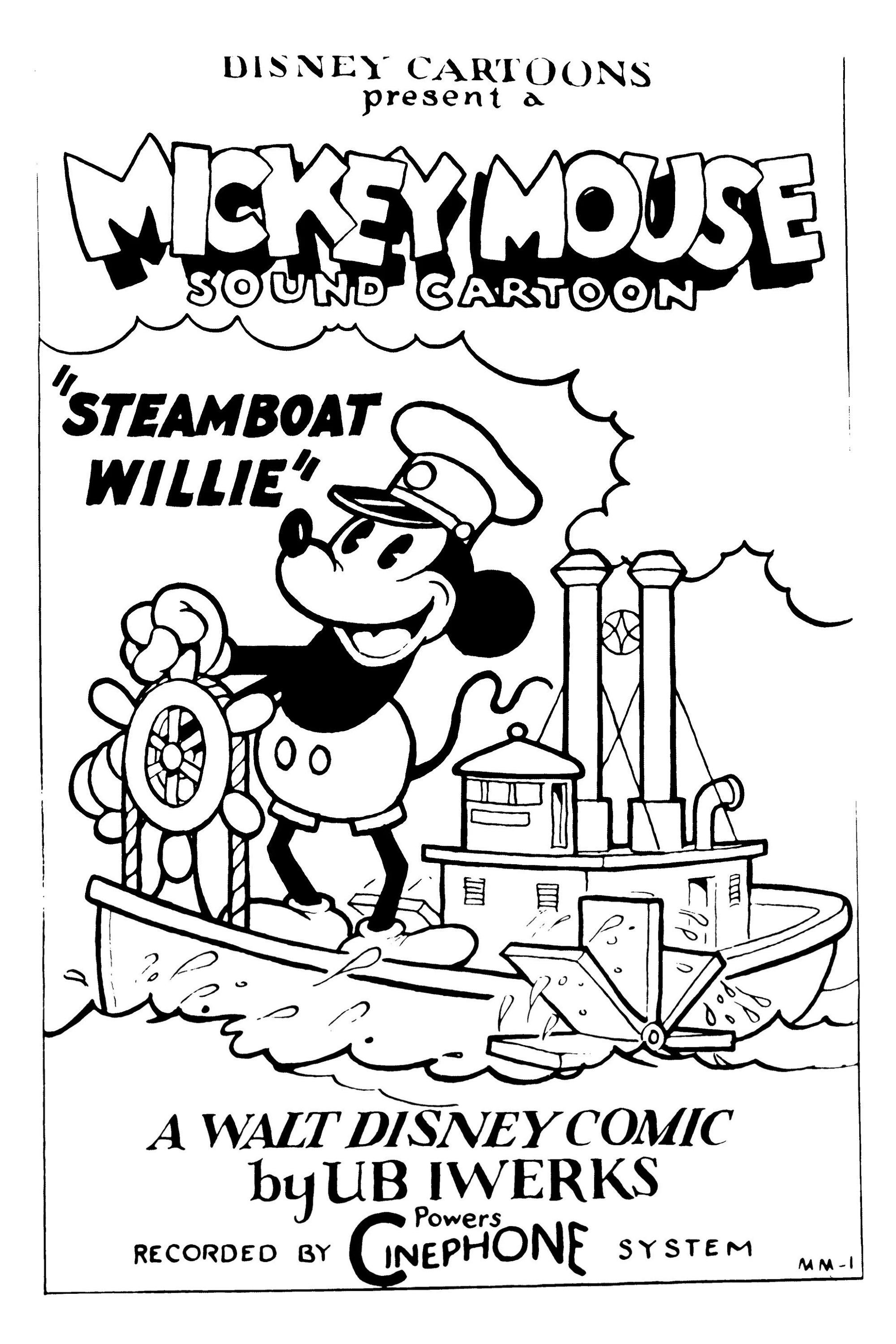 Locandina di Steamboat Willie