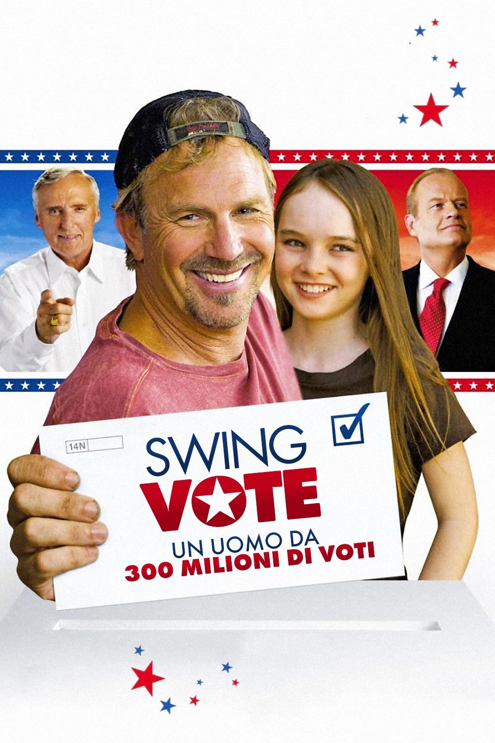 Locandina di Swing Vote - Un uomo da 300 milioni di voti