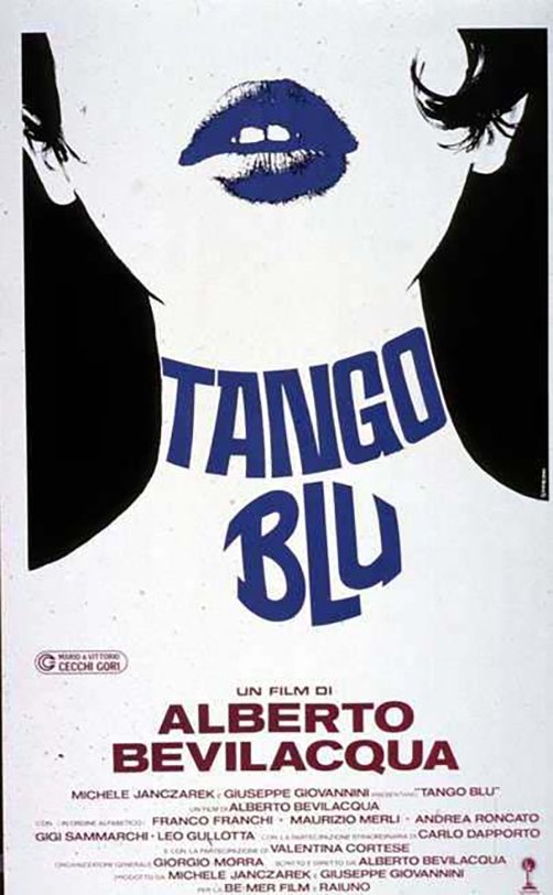 Locandina di Tango blu