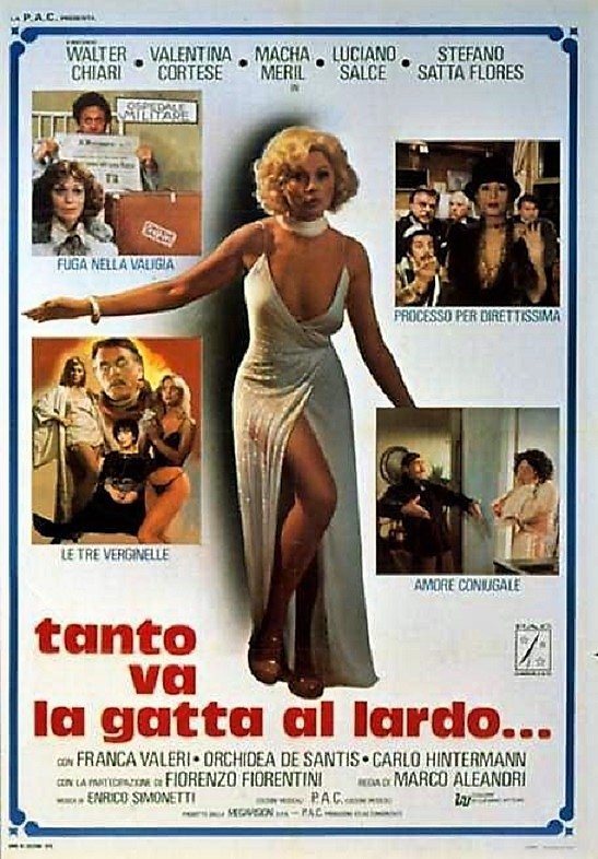 Locandina di Tanto va la gatta al lardo...