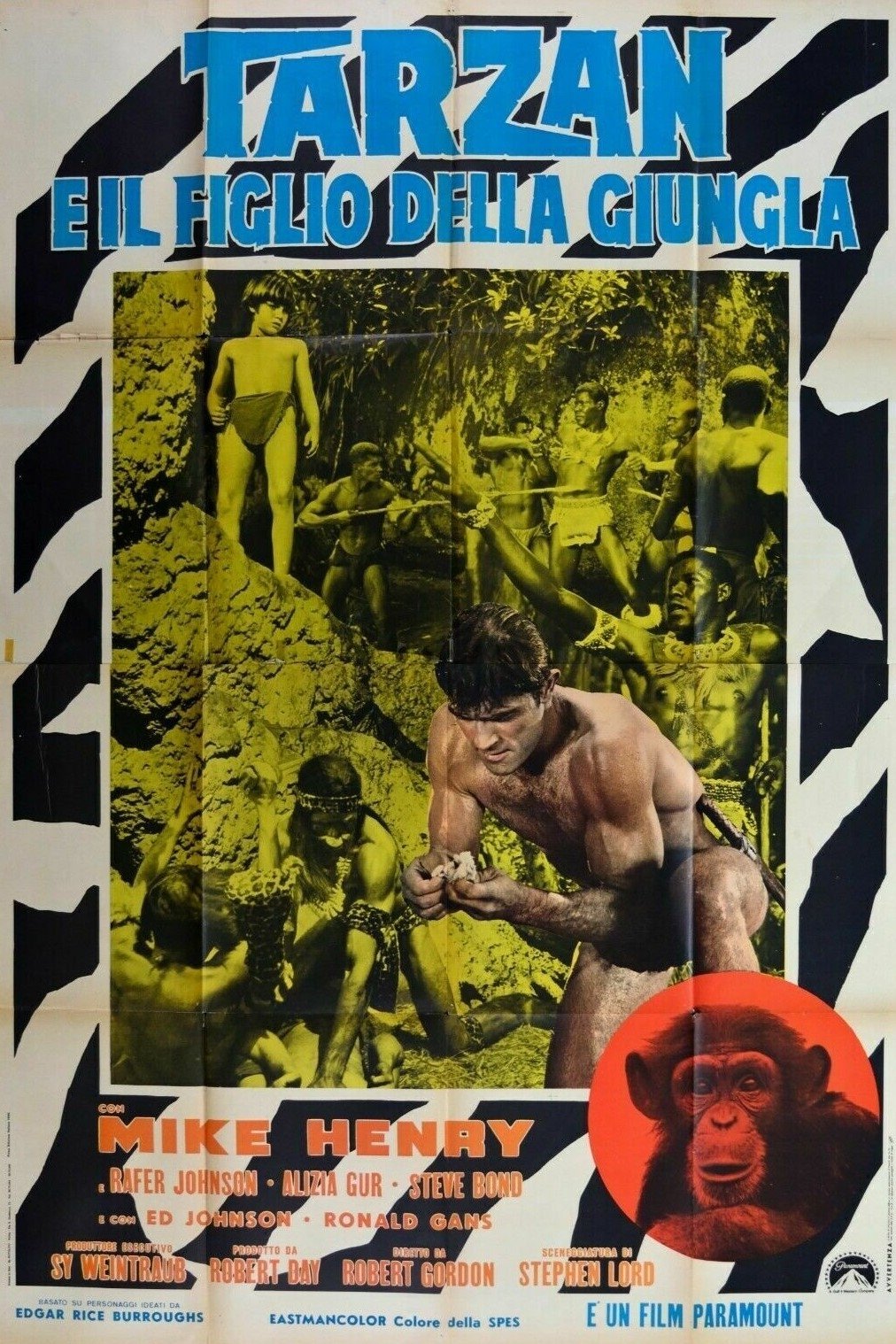 Locandina di Tarzan e il figlio della giungla