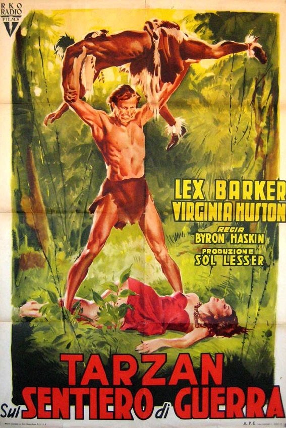 Locandina di Tarzan sul sentiero di guerra