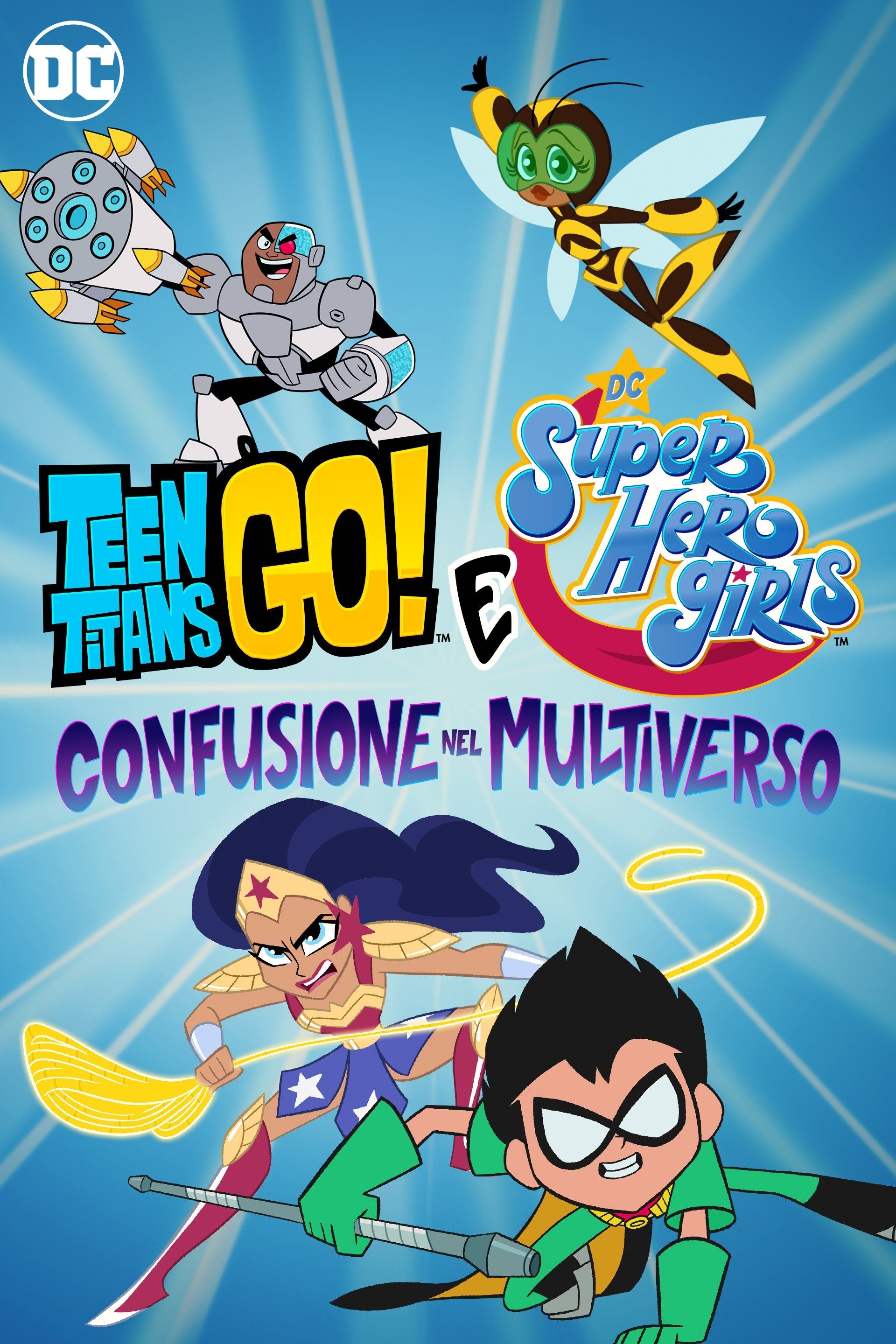 Locandina di Teen Titans Go! & DC Super Hero Girls - Confusione nel Multiverso
