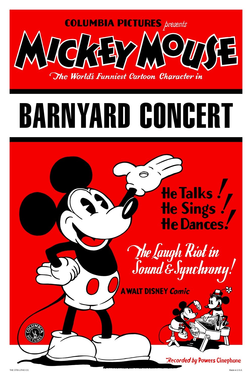 Locandina di Topolino direttore d'orchestra