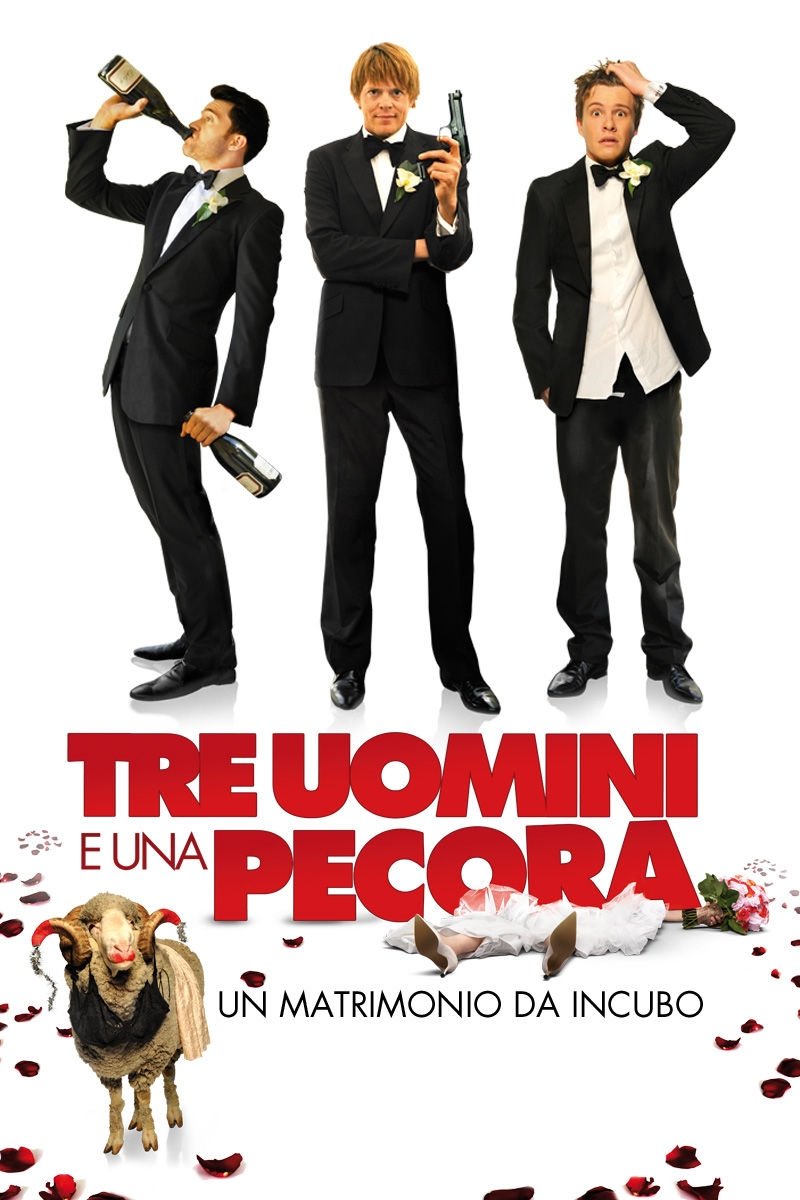 Locandina di Tre uomini e una pecora