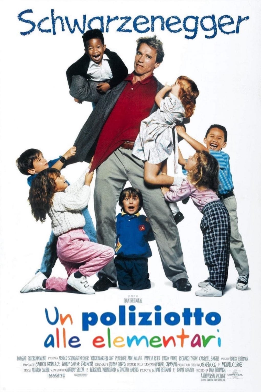 Locandina di Un poliziotto alle elementari