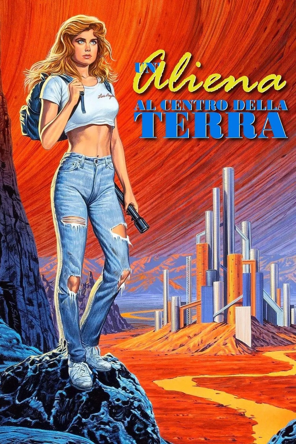 Locandina di Un'aliena al centro della Terra