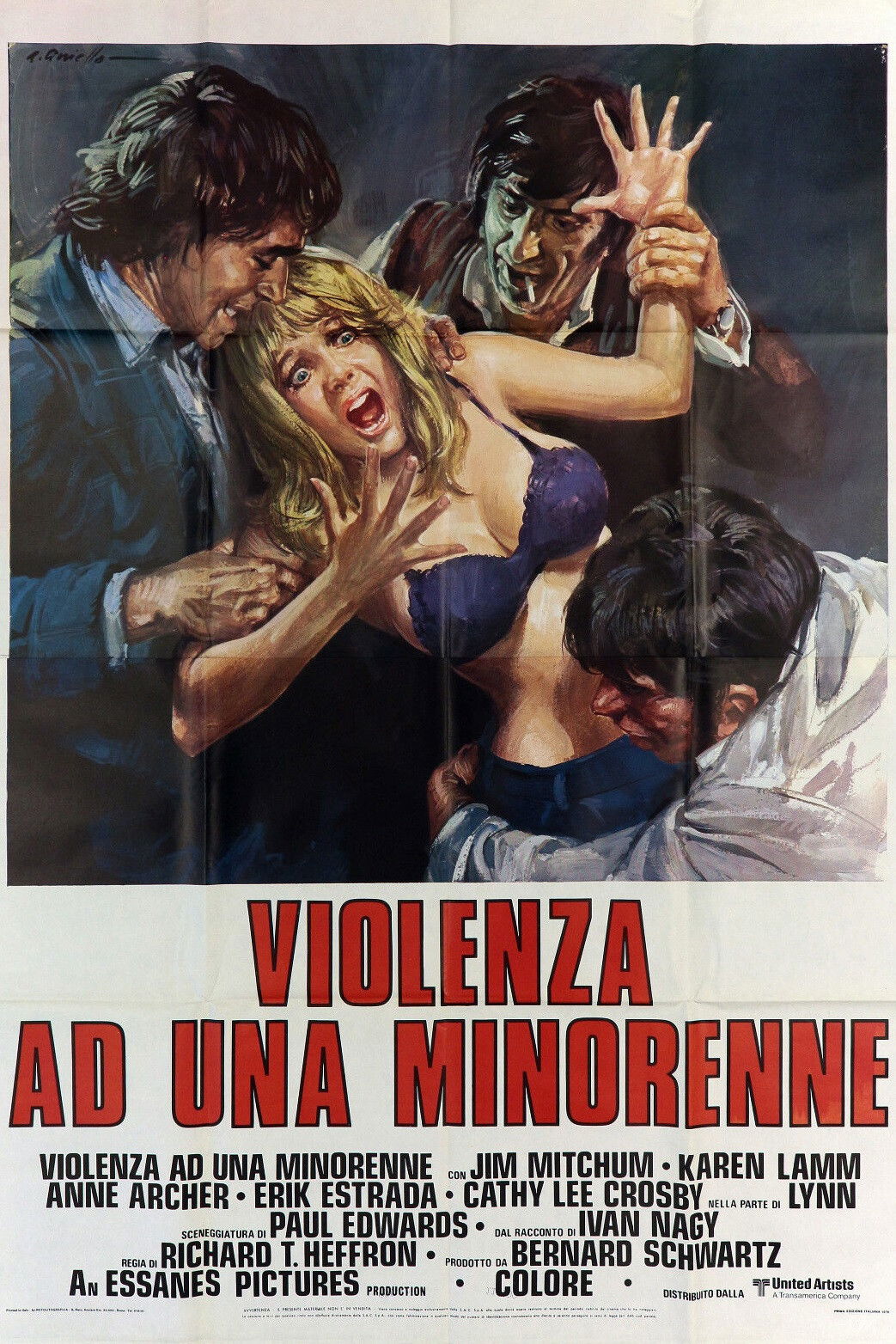 Locandina di Violenza ad una minorenne