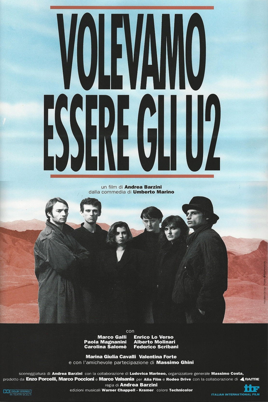 Locandina di Volevamo essere gli U2