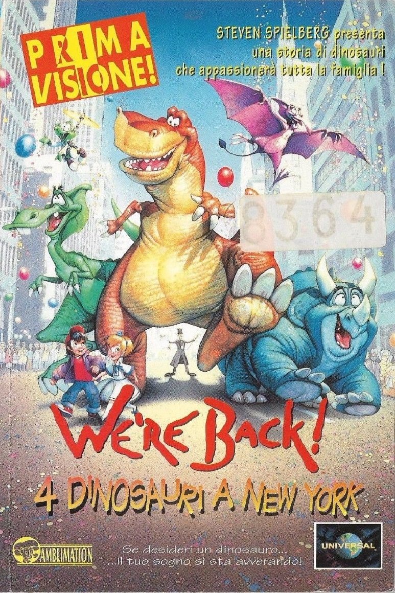 Locandina di We're Back! - Quattro dinosauri a New York