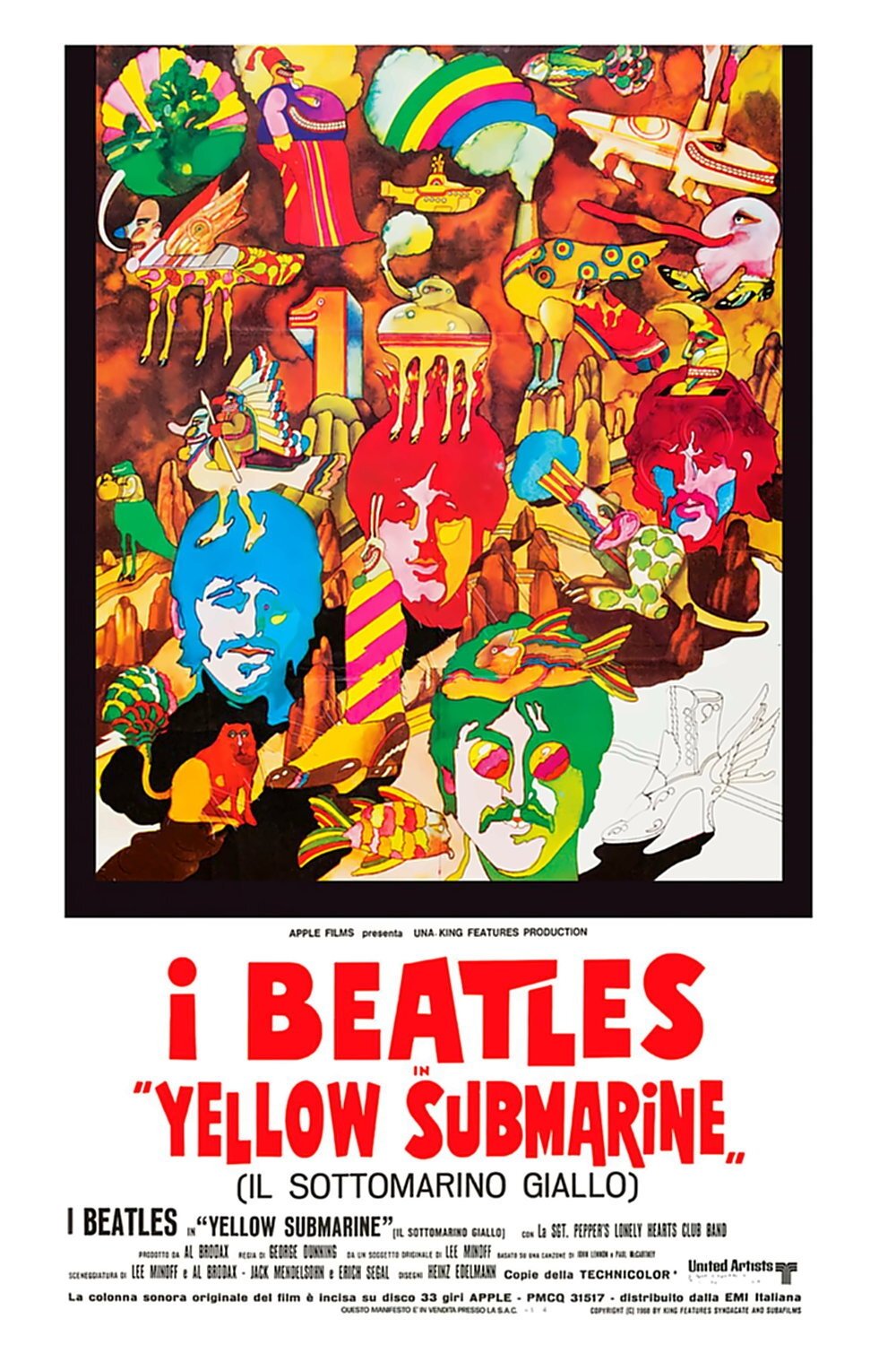 Locandina di Yellow Submarine - Il sottomarino giallo